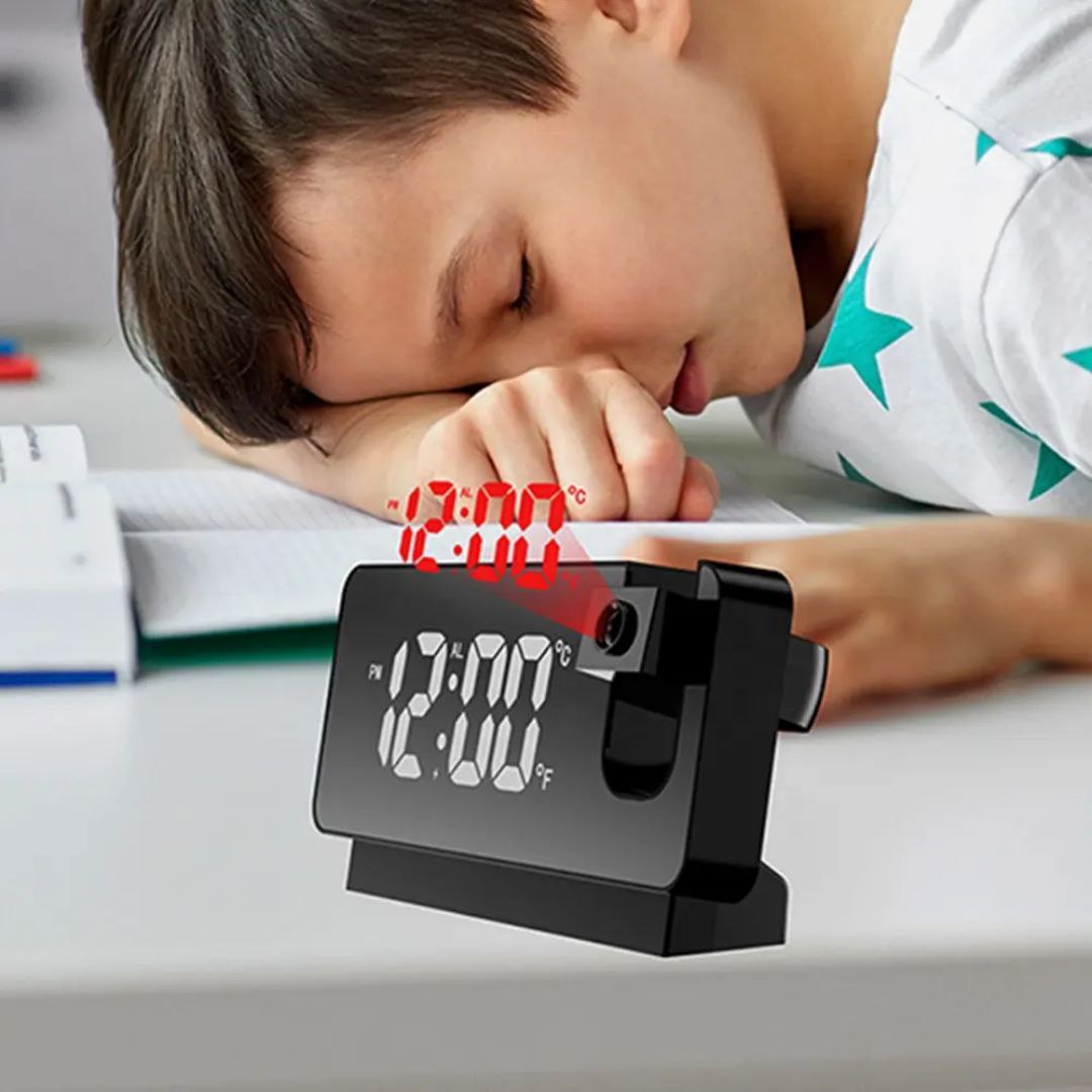 Miroir LED avec Horloge et Alarme⏰