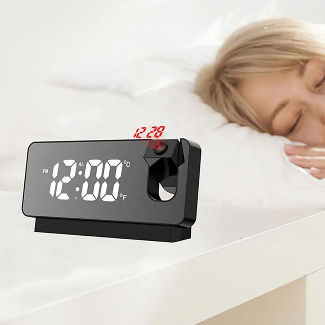 Miroir LED avec Horloge et Alarme⏰