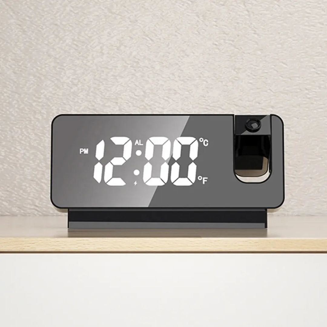 Miroir LED avec Horloge et Alarme⏰