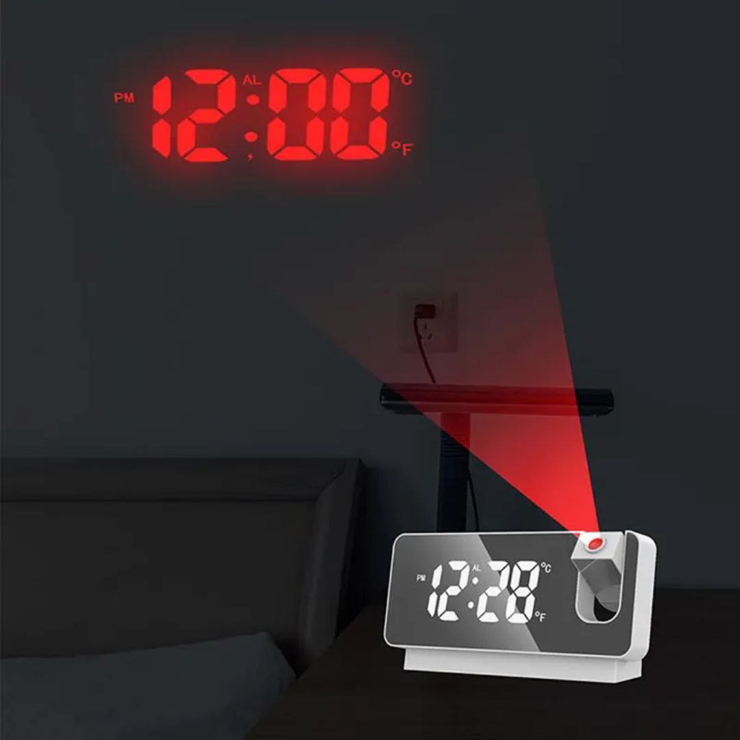 Miroir LED avec Horloge et Alarme⏰