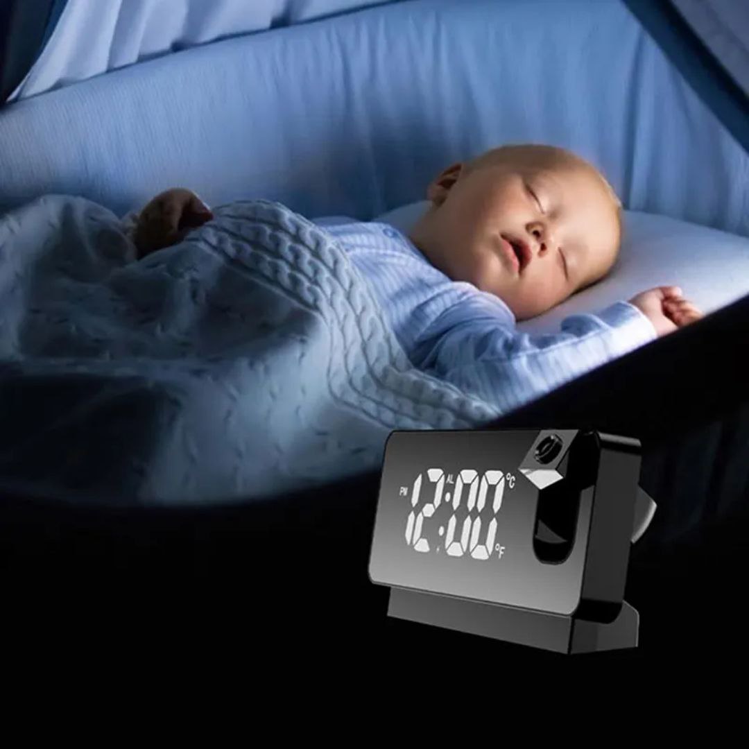 Miroir LED avec Horloge et Alarme⏰